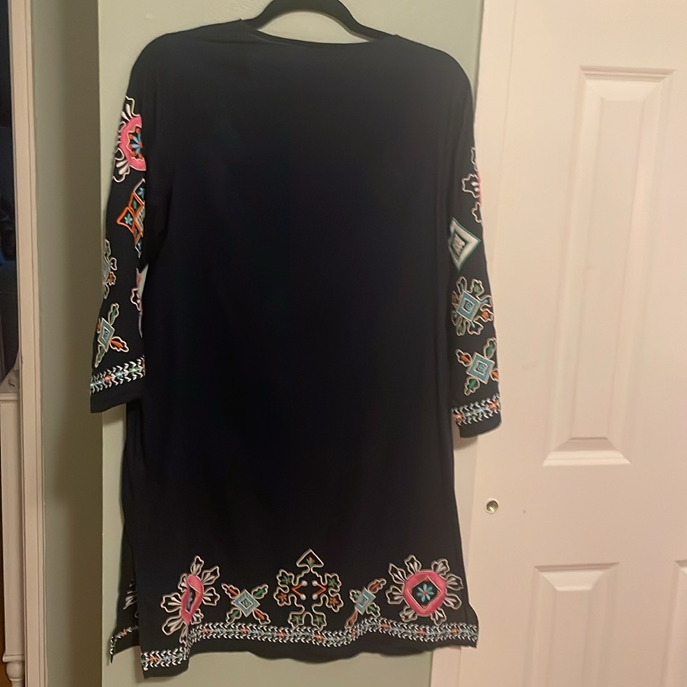 EUC Frances Valentine Navy Blue Dress Size Medium. - Picture 4 of 8
